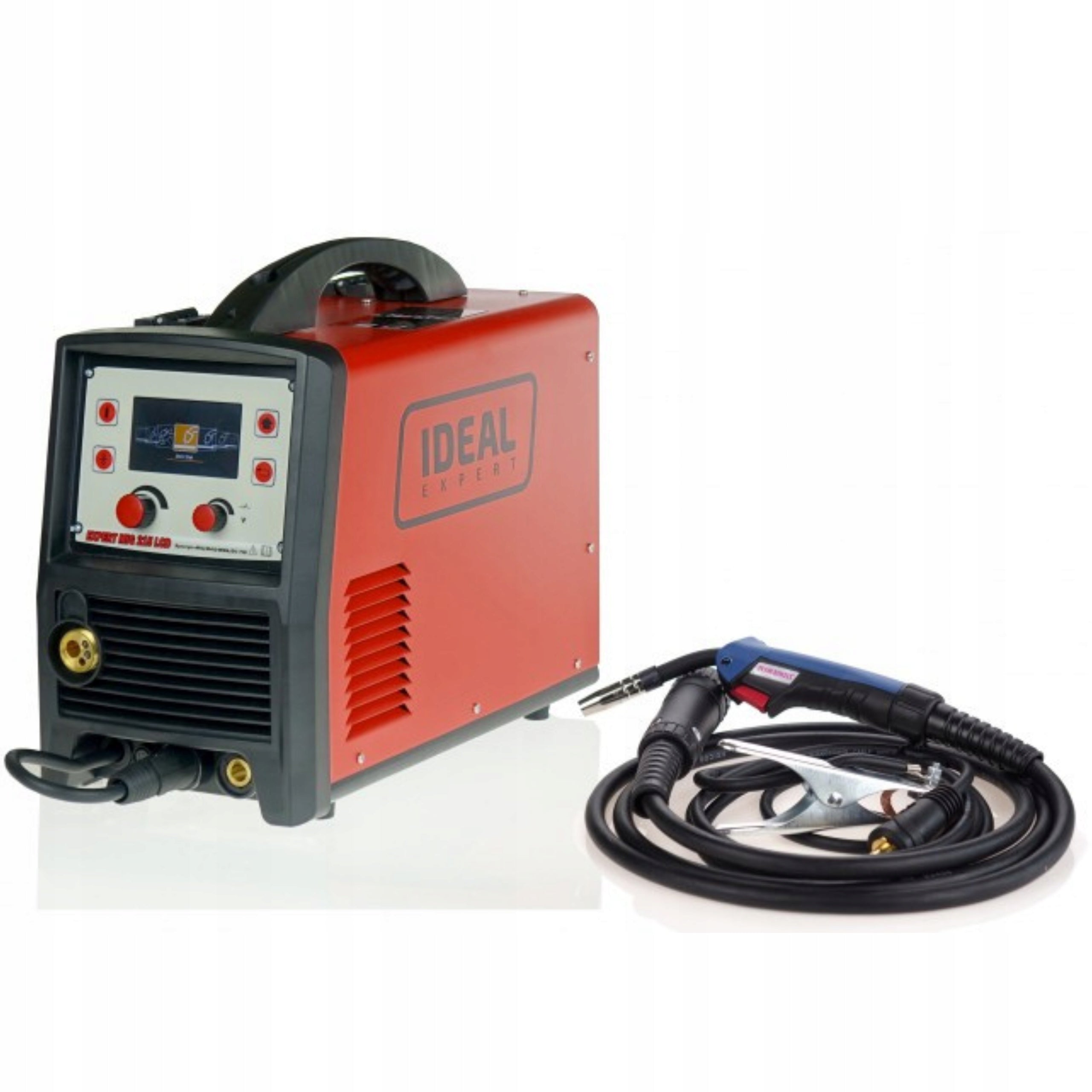 Semi-automatic welder EXPERT MIG 215 LCD MIG/MMA/TIG SYNERGIC ALU IDEAL 200A EAN (GTIN) 5903991100054