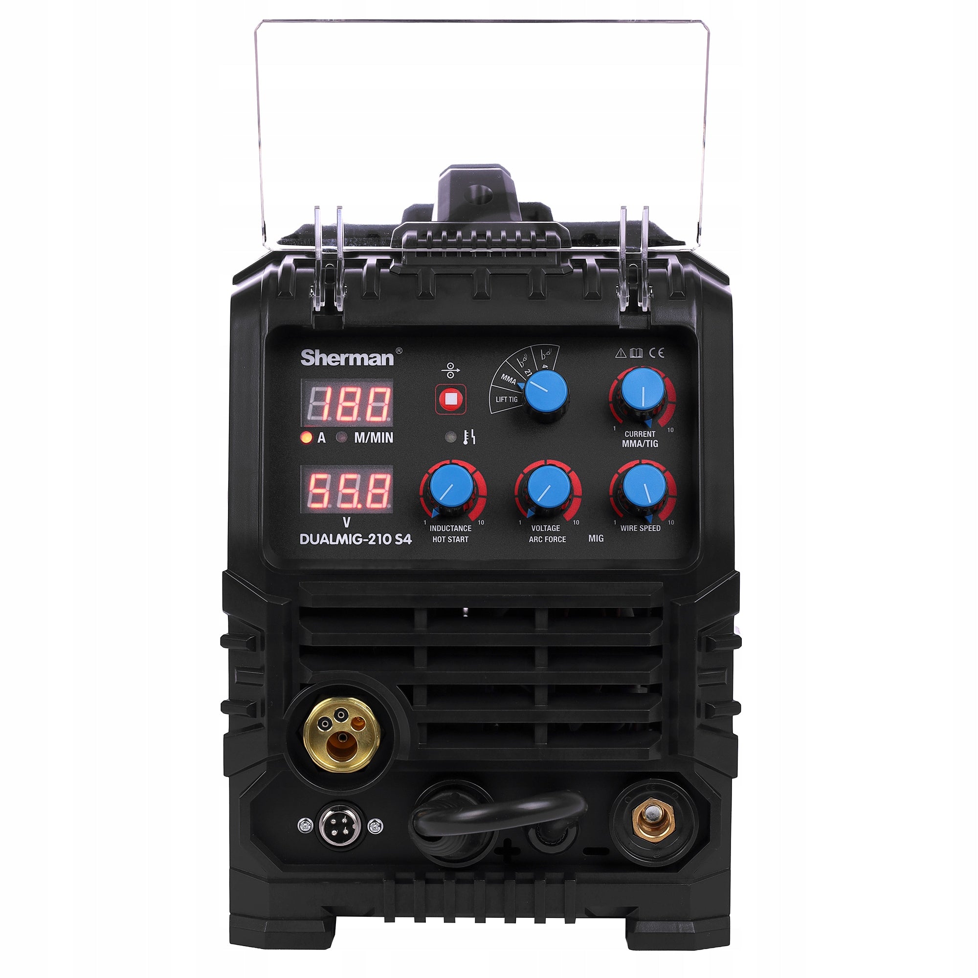 Semi-automatic welder Sherman DUALMIG 210 S4 MIG/MAG MMA TIG Lift 230V Brand Sherman
