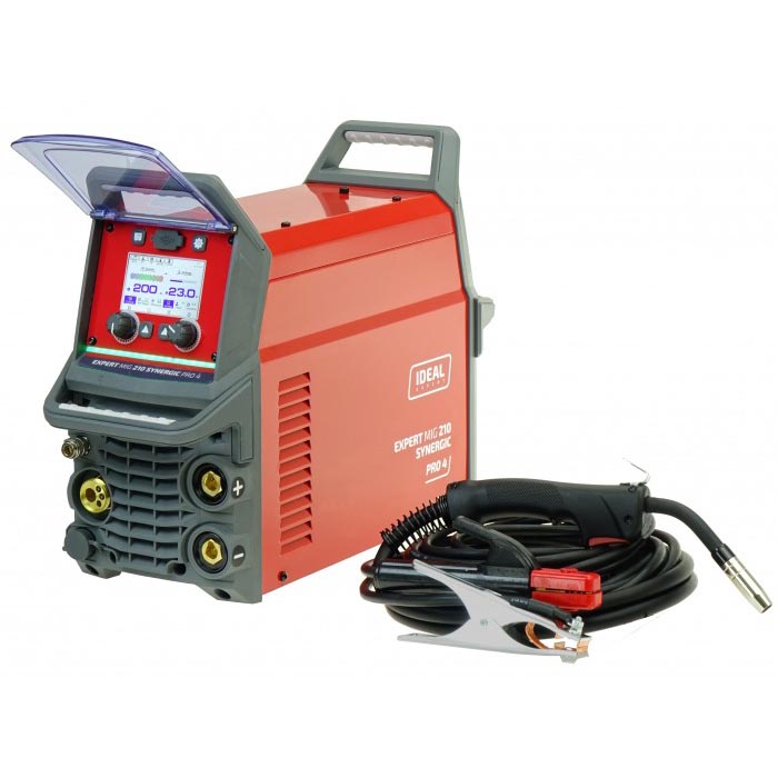 Semi-automatic welding machine Ideal EXMIG210 EXPERT MIG 210 SYNERGIC Pro4 Manufacturer code EXMIG210