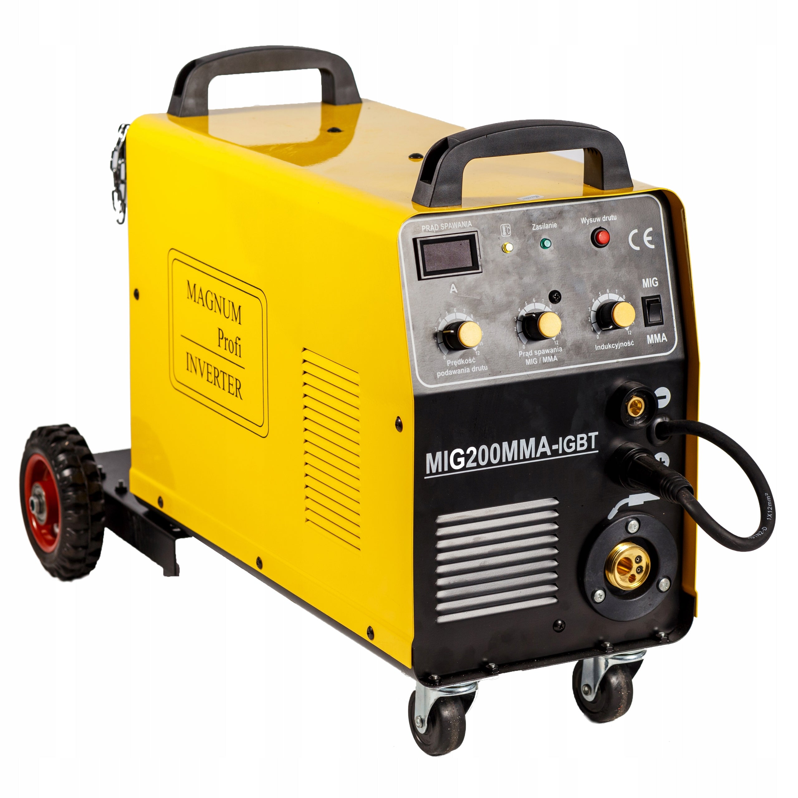 Semi-automatic welding machine MAGNUM MIG 200/2 230/400V MIG/MAG MMA FLUX Packaging status original