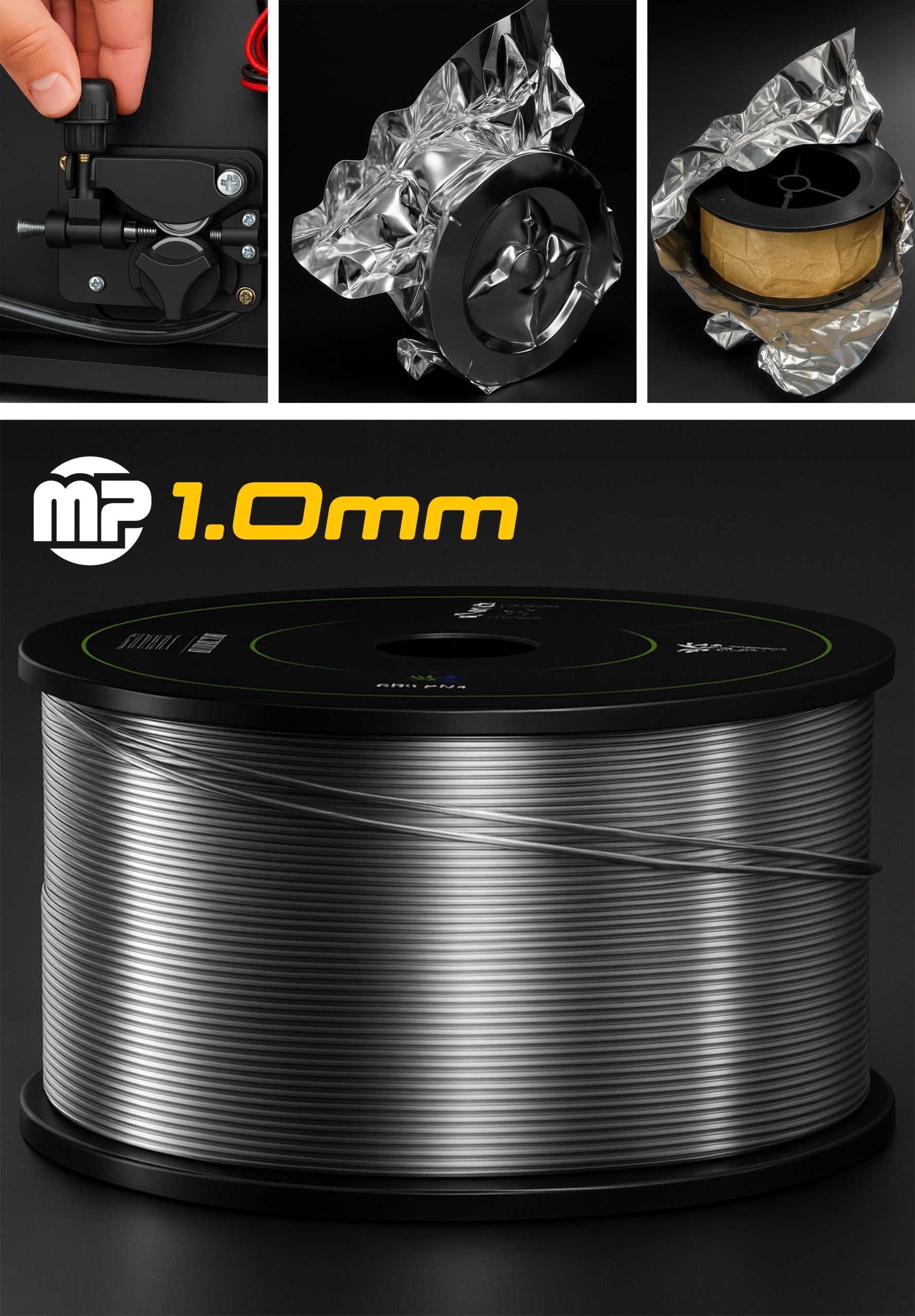 Semi-automatic welding machine MIG/MAG, MMA, TIG A 230 V MP0122pro Manufacturer code MP0122