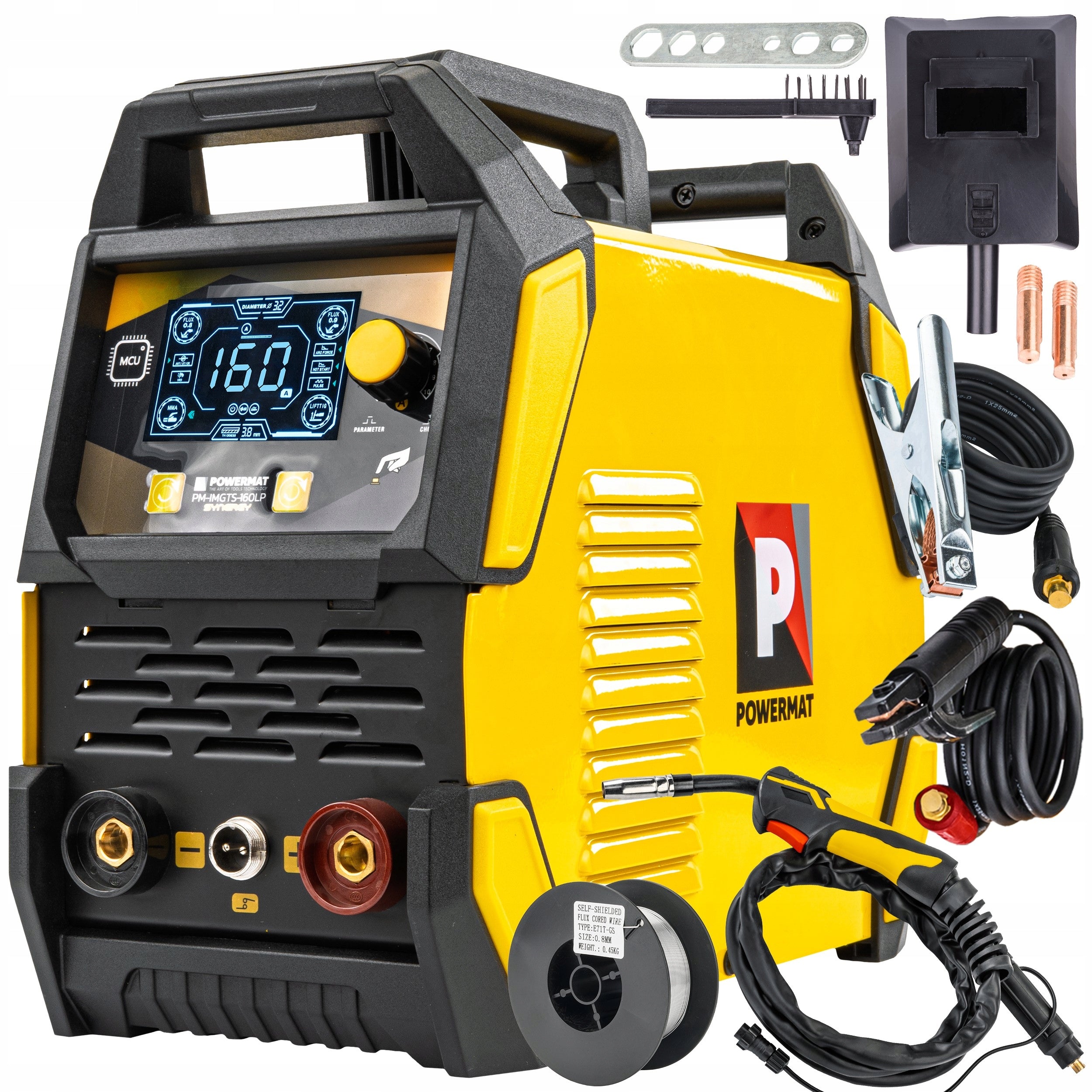 Semi-automatic welding machine MIG/MAG, MMA, TIG Powermat 15-160 A 230 V