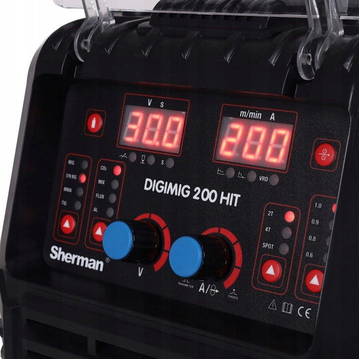 Semi-automatic welding machine MIG/MAG, MMA, TIG Sherman 50-200 A 230 V Packaging status original