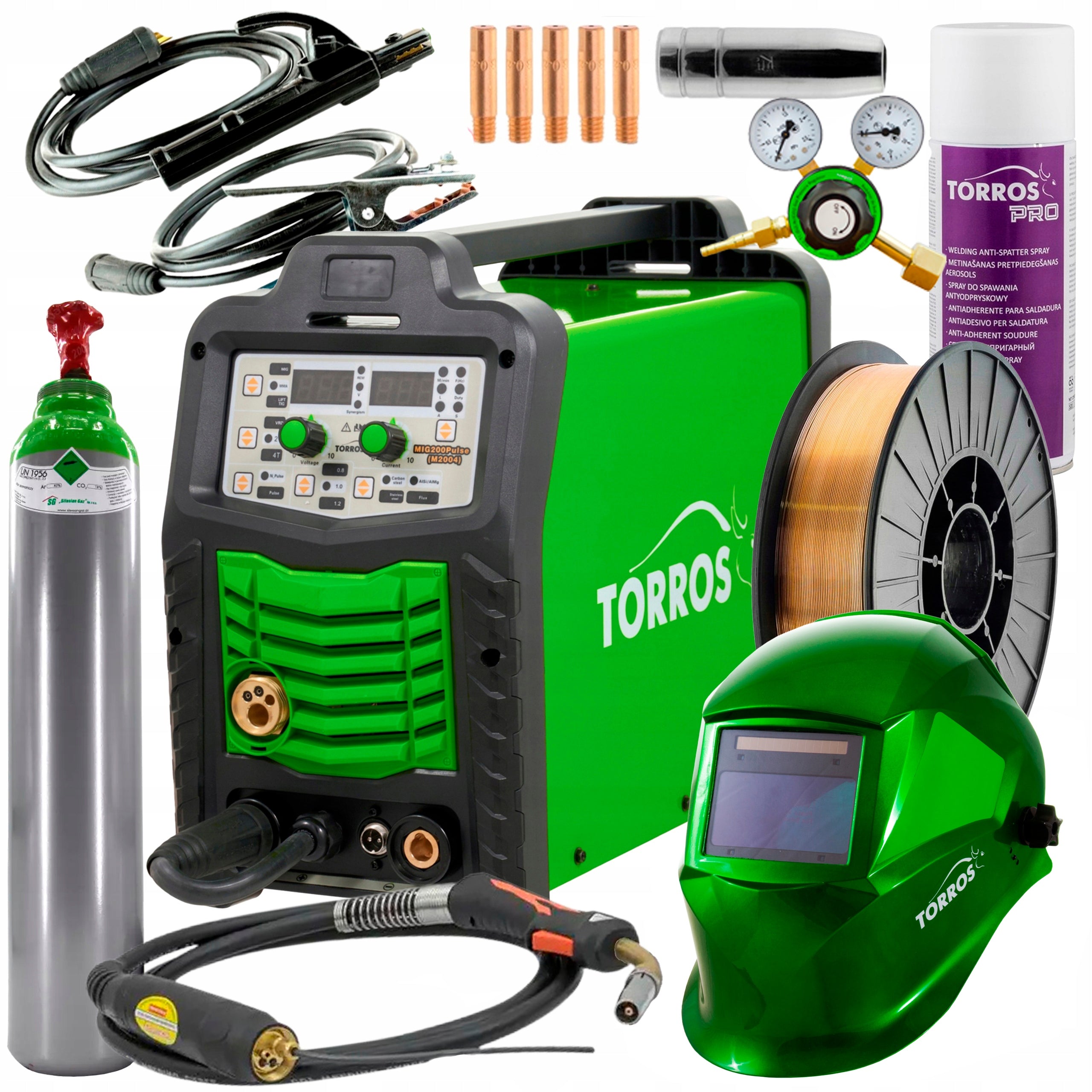 Semi-automatic welding machine MIG/MAG, MMA, TIG Torros 40-200 A M2004 Set of 4