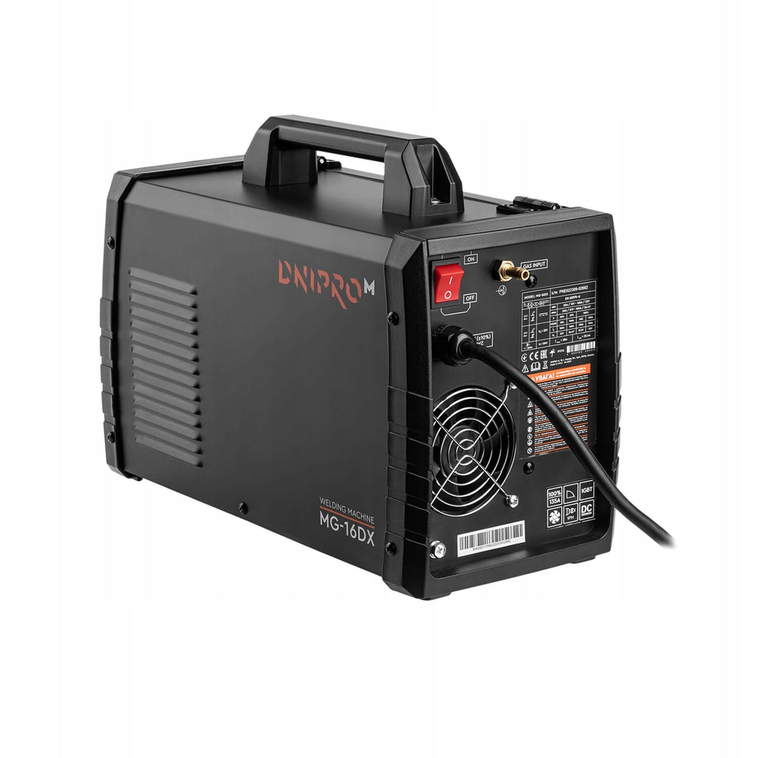 Semi-automatic welding machine MIG/MMA Dnipro-M MG-16DX Manufacturer code 80626011