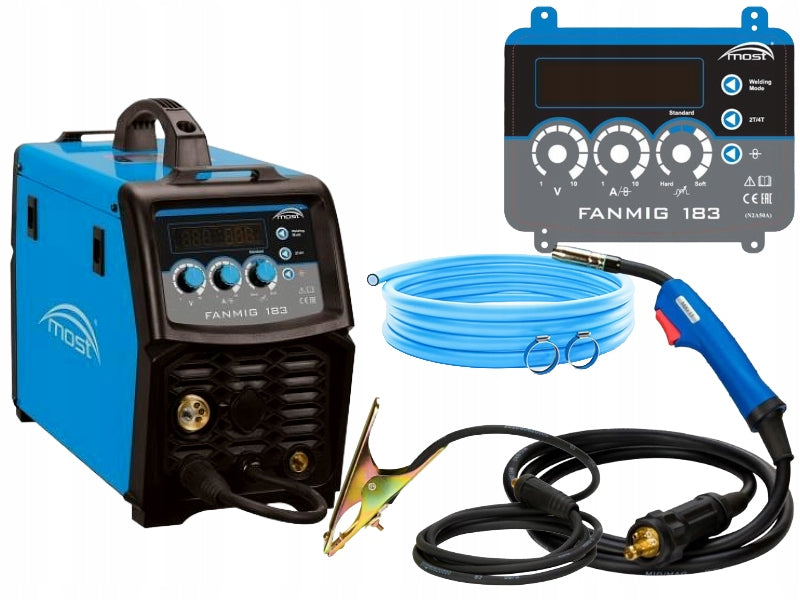 Semi-automatic welding machine MOST FANMIG 183 MIG MAG MMA 230V