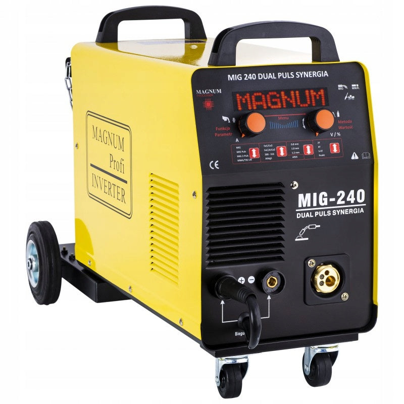 Semi-automatic welding machine Magnum MIG-240 Dual Pulse Synergy (200A/230V)