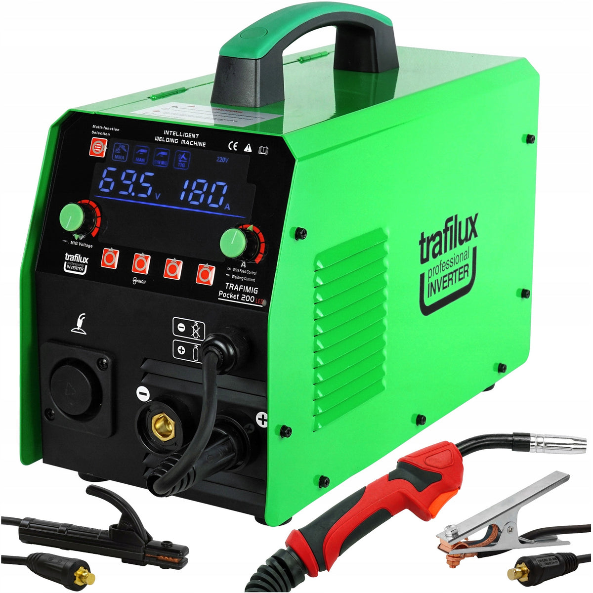 Semi-automatic welding machine Trafilux 200A Synergy MMA TIG MIG MAG 230V