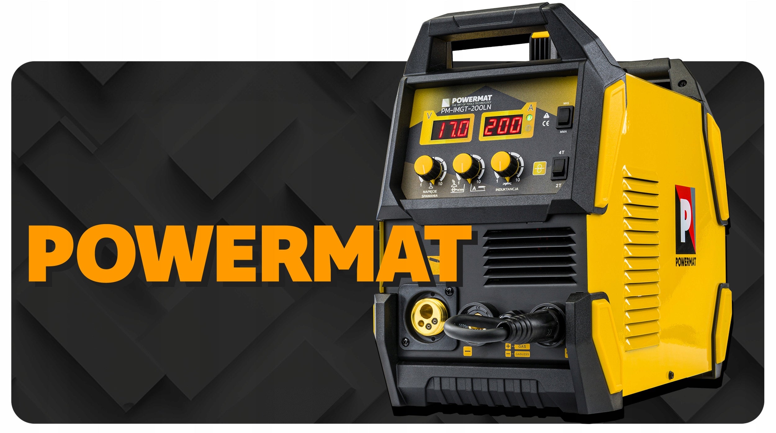 Semi-automatic welding machine mig/mag, mma, tig Powermat 15-200 A 230 V Brand Powermat
