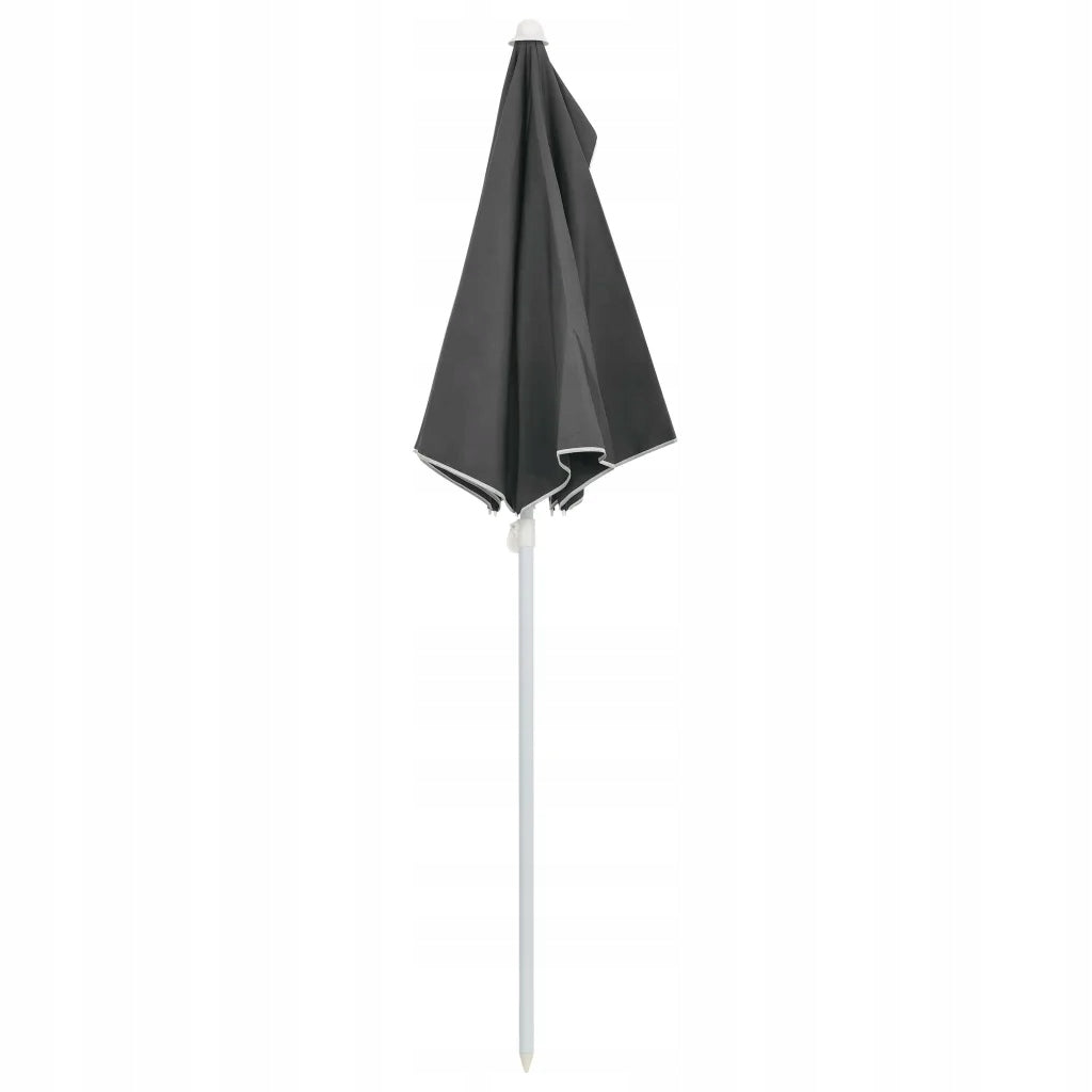 Semi-circular garden umbrella on post, 180x90 cm, anthracite Product weight with unit packaging 1.55 kg