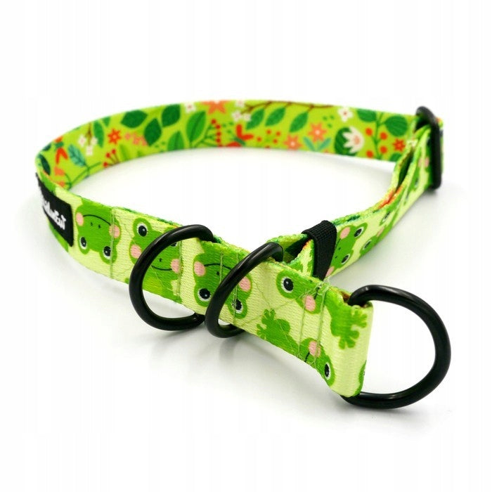 Semi-clamp collar Green Frogs M/L Brand Psiakrew