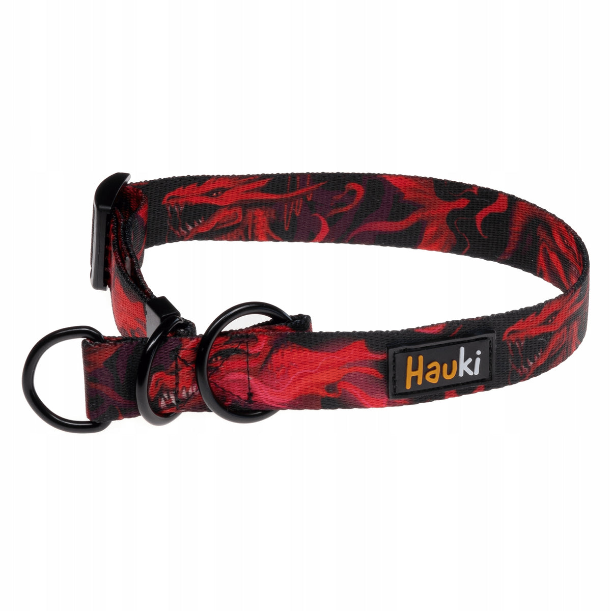 Semi-clamp collar. Medium size dog collar. Size M / 2,5 cm