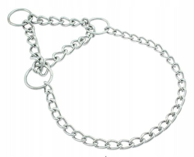 Semi-clamp collar, chain 70 cm
