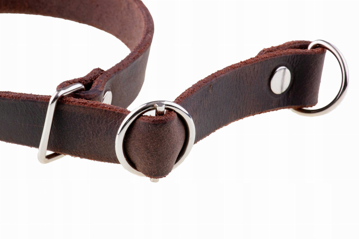 Semi-clamp leather collar / choke 70 cm Manufacturer code 5906850640890