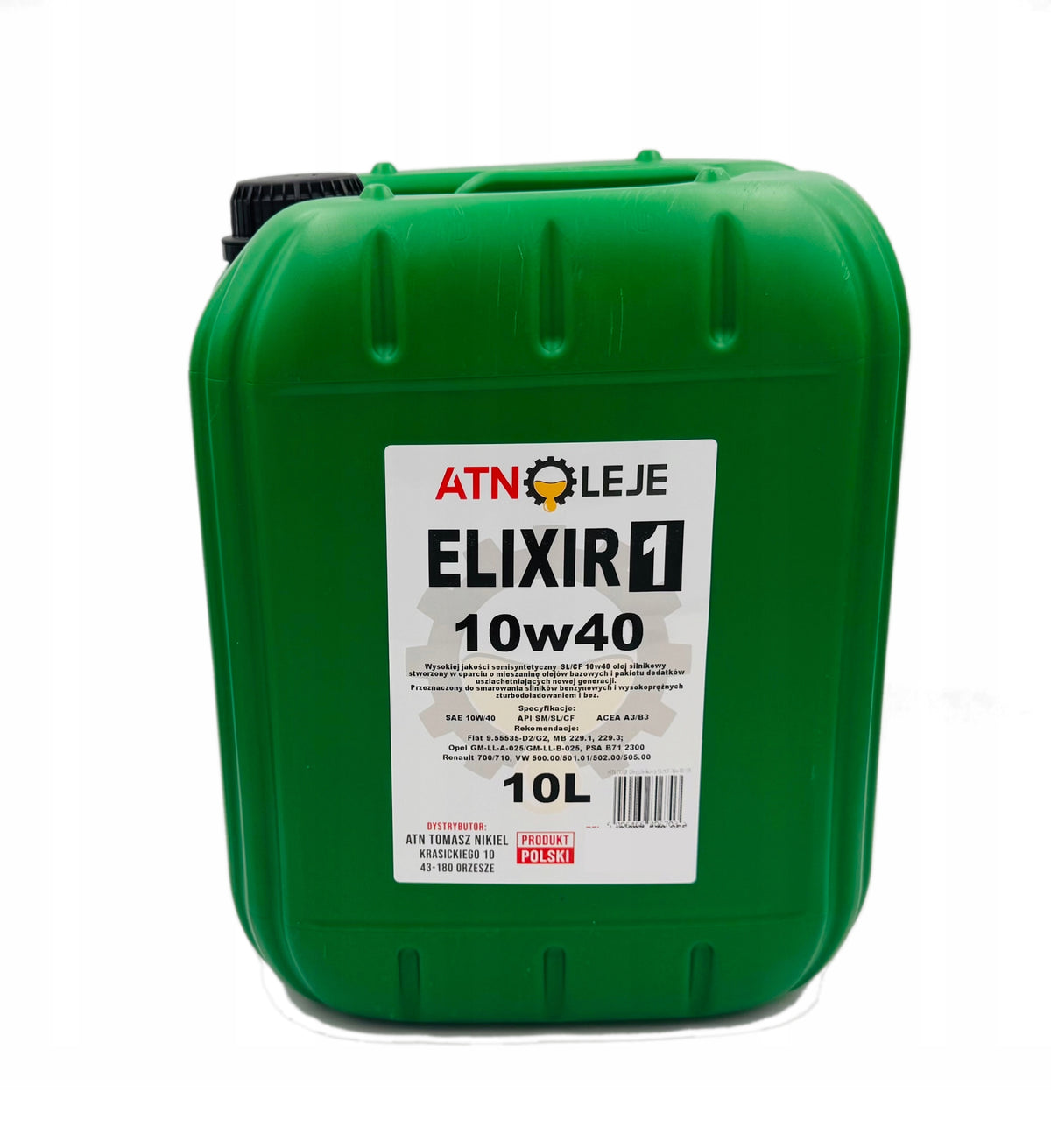 Semi-synthetic engine oil ELIXIR1 SL/CF 10w40 10L