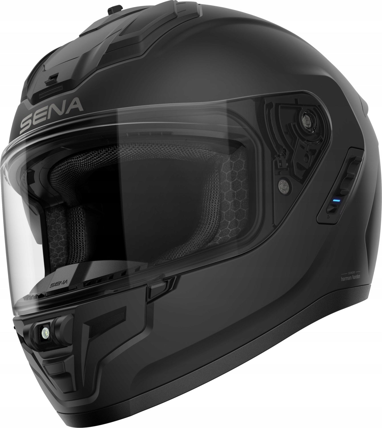 Sena Phantom S 55-56 ECE 22.06 Mesh 3.0 Pinlock 120 LED Helmet