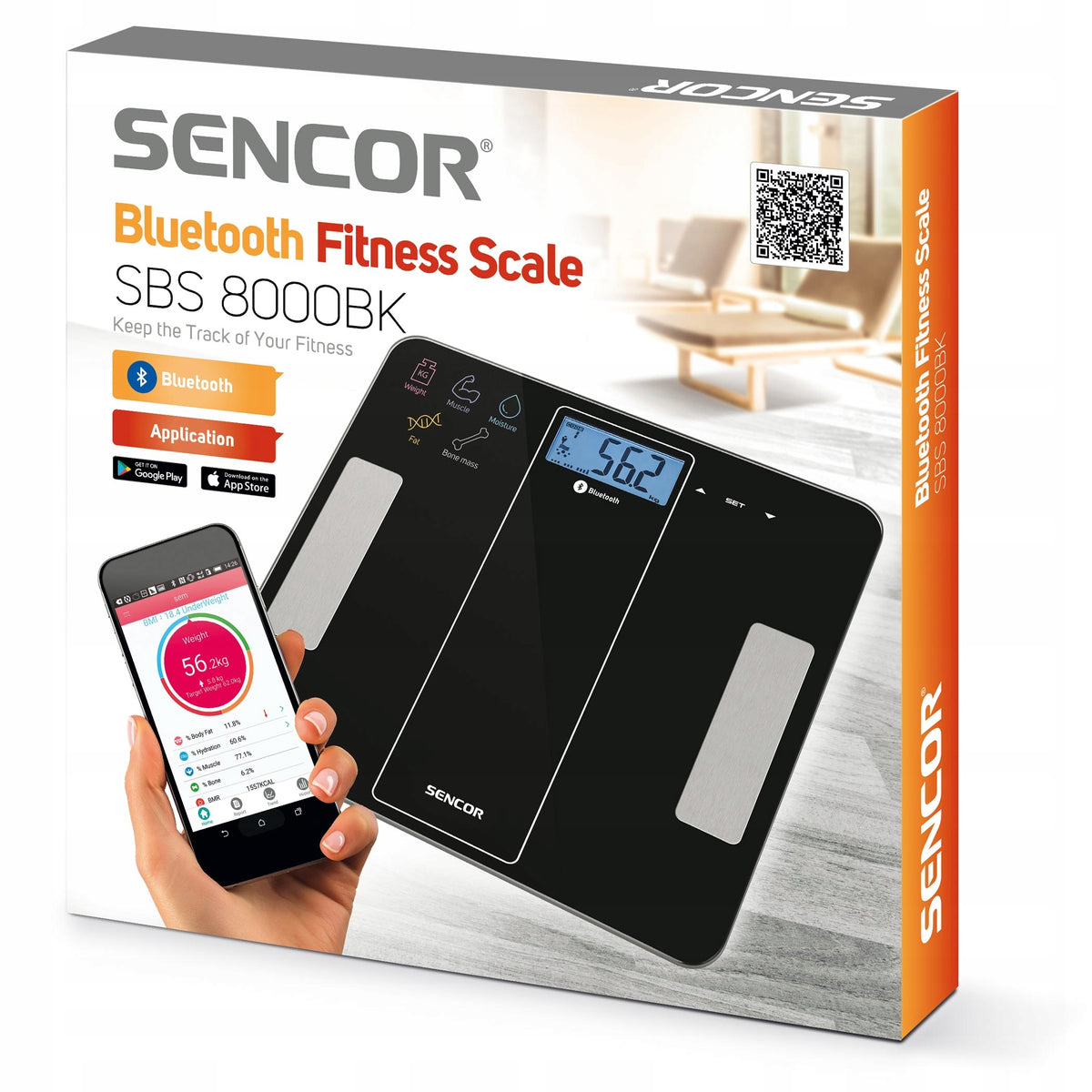 Sencor Fitness Bluetooth SBS 800BK scale