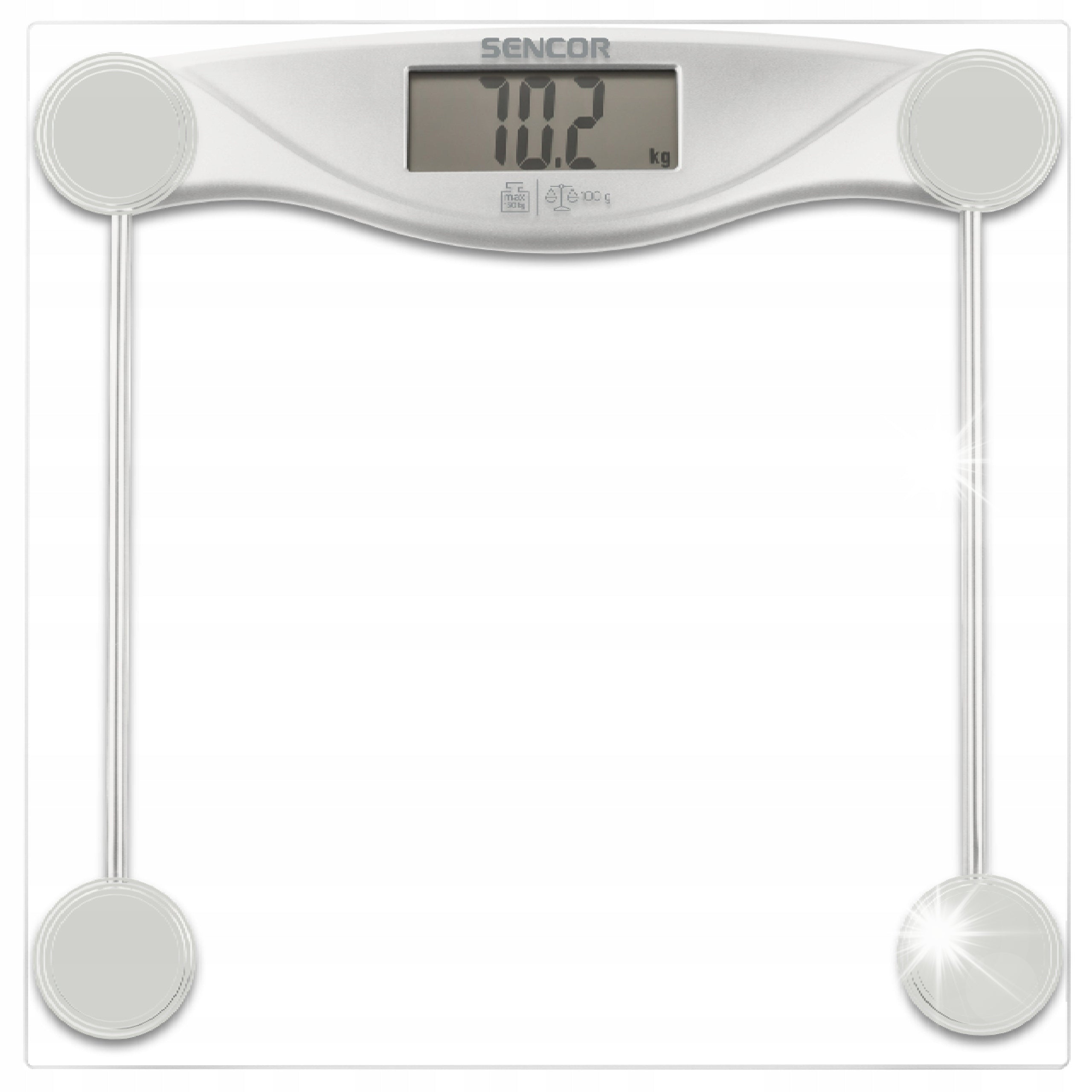 Sencor SBS 113SL Glass Bathroom Scale for 150kg Tempered 6mm LCD Auto-on