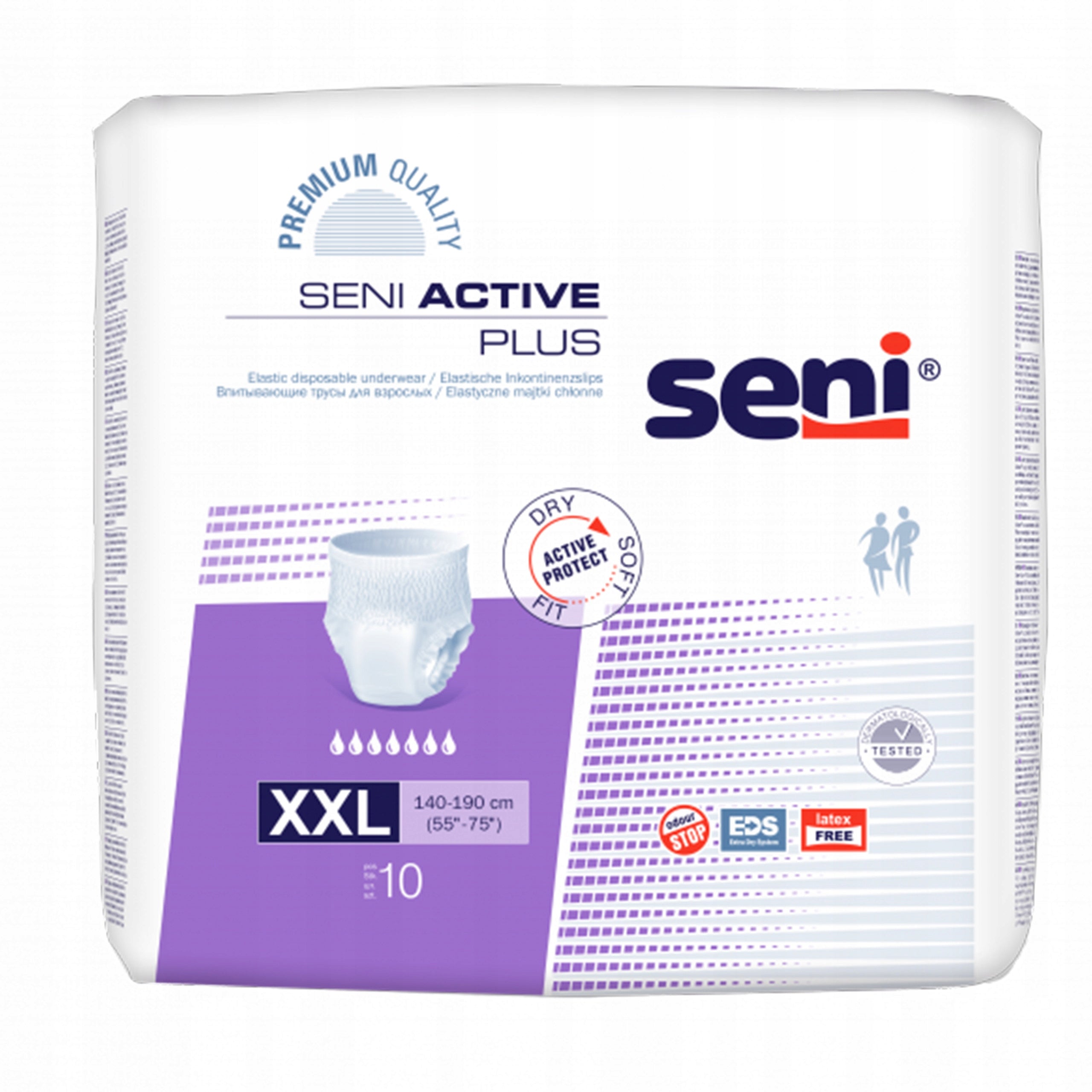 Windeln Seni Active Plus, XXL-Größe, 10 Stk. 