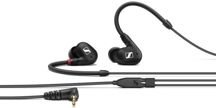 Sennheiser IE 100 PRO BLACK - IEM In-Ear Headphones with Cover Brand Sennheiser