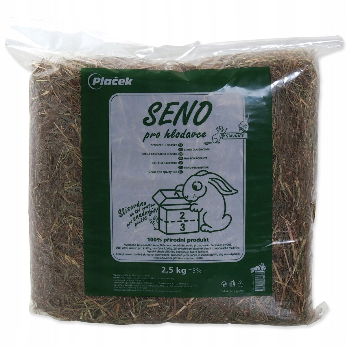 Seno krmné lisované 2,5kg