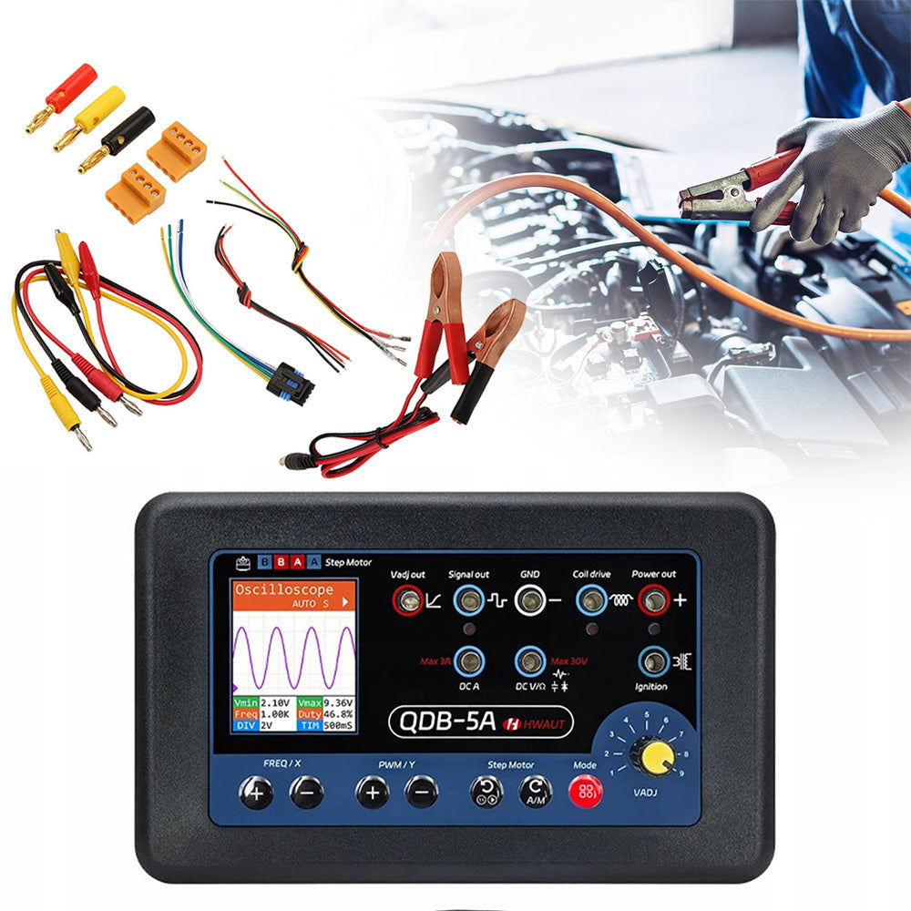 Sensor Tester QDB-5A Oscilloscope PWM Multimeter Drive 12V/24V