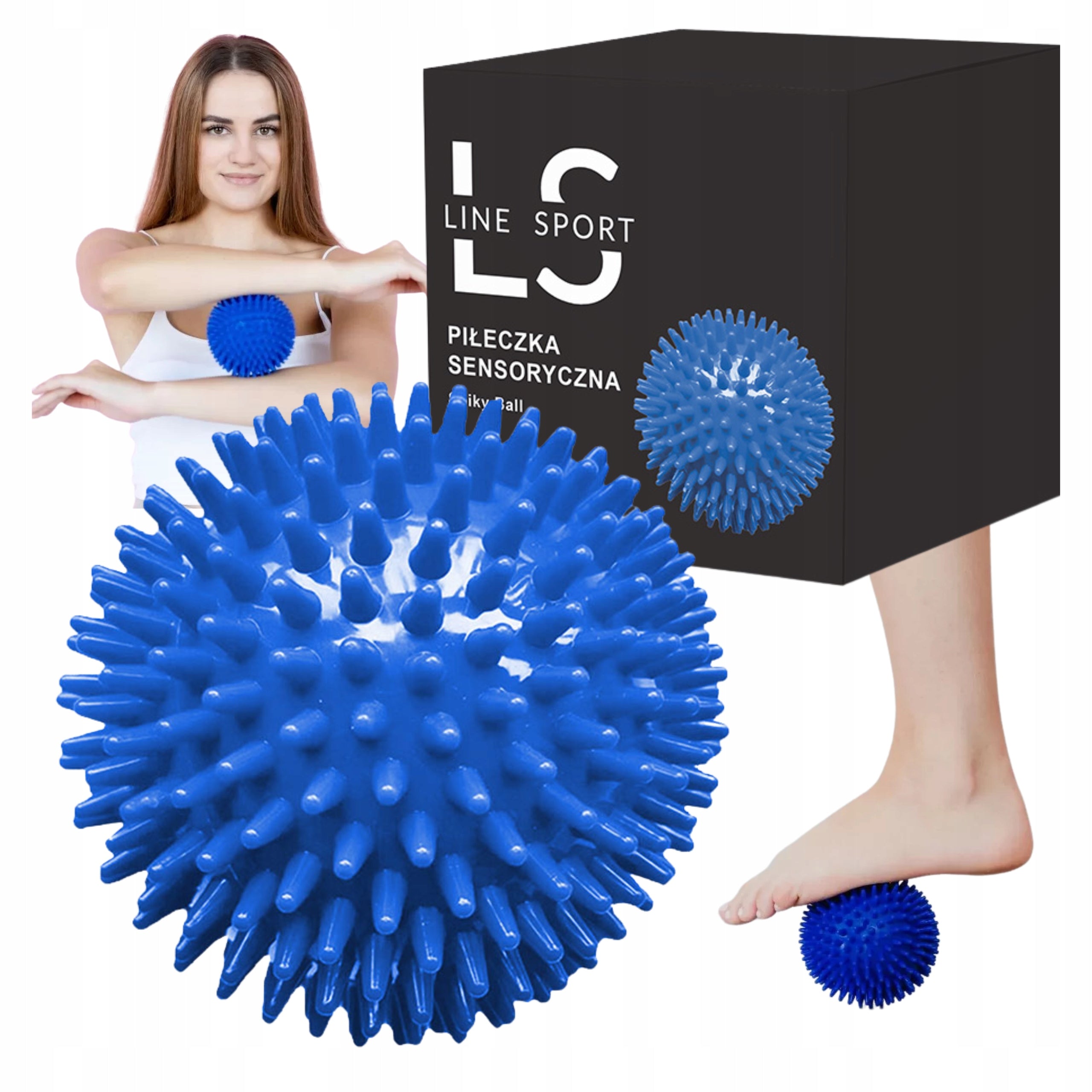 Sensory Ball Spiky Ball Line Sport Strengthening Regeneration 10 cm