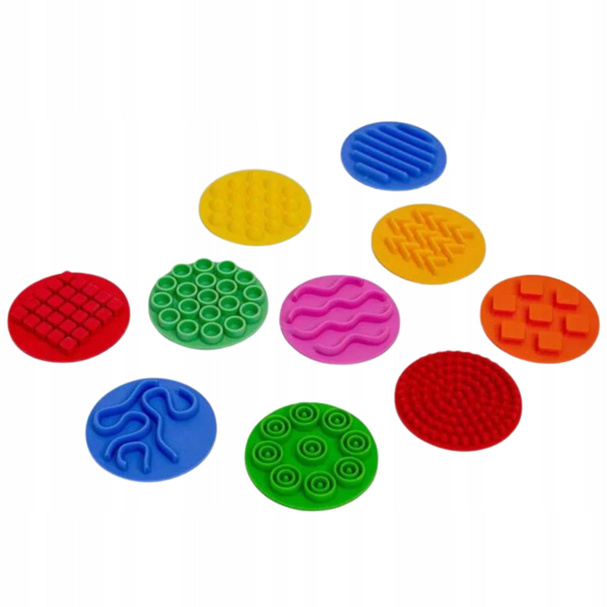 Sensory Discs for Children Line Sport Colorful Small 10cm in Set of 10pcs Packaging status original