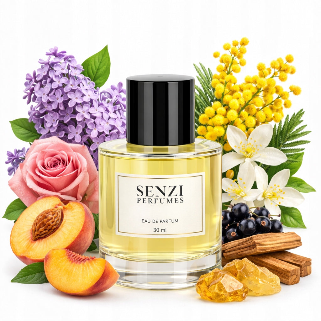 Senzi Perfumes P611 Women's Perfume Melon Peach Mimosa Vanilla 30ml