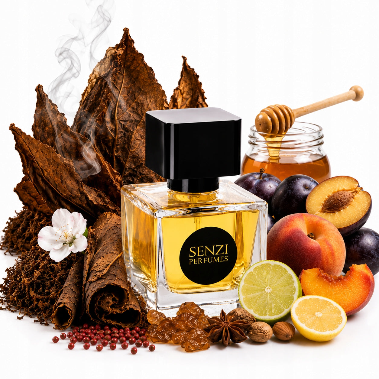 Senzi Perfumes P859 Perfume Unisex Strong Tobacco Fragrance with Honey 30ml