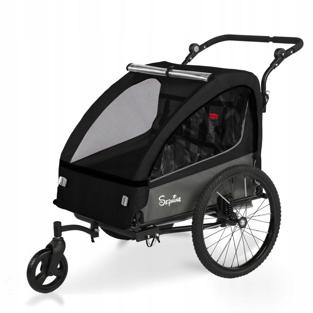 Sepnine folding pram/animal with bicycle trailer Brand no brand