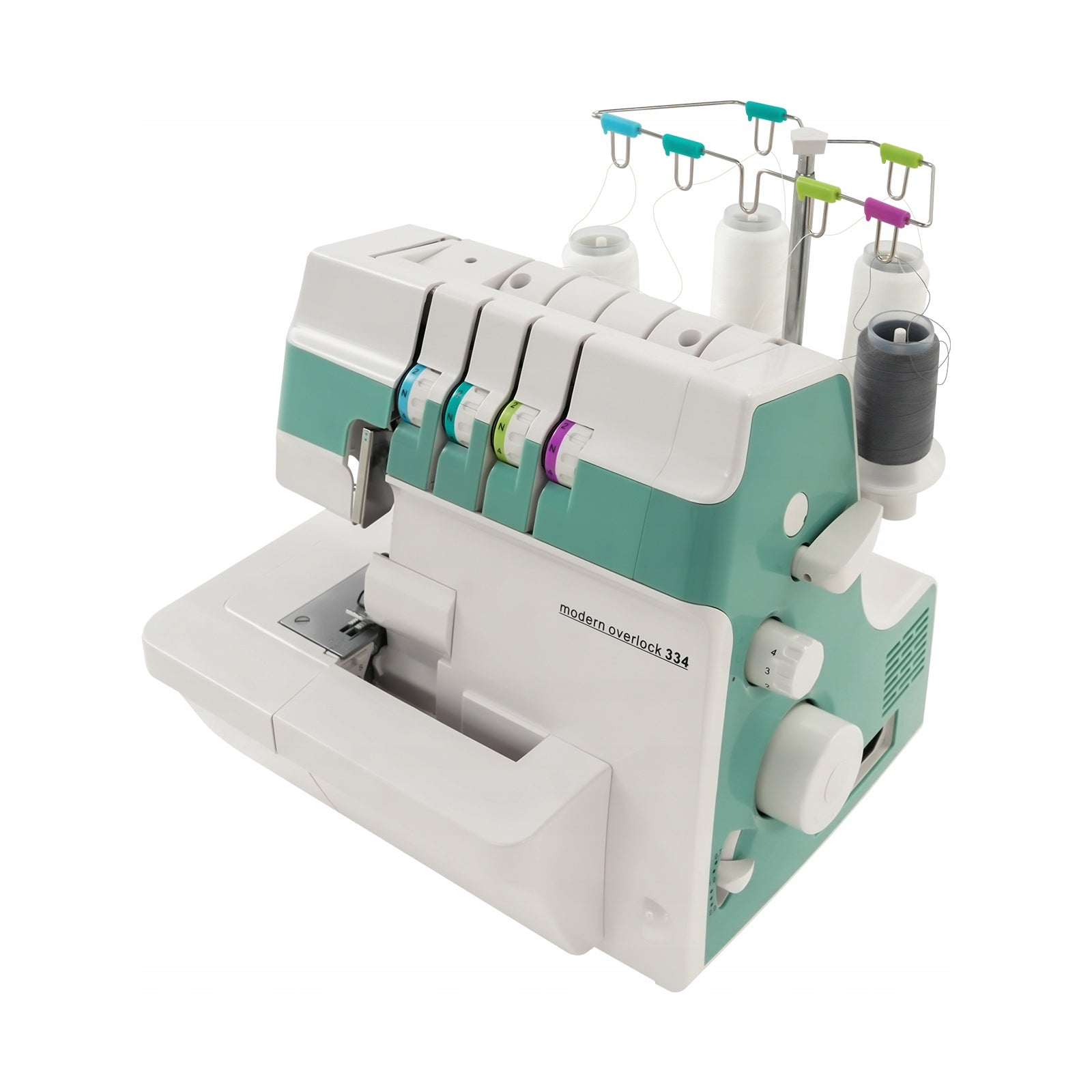 Serger Overlock Machine with 2/3/4 Thread Capability, Adjustable Feed