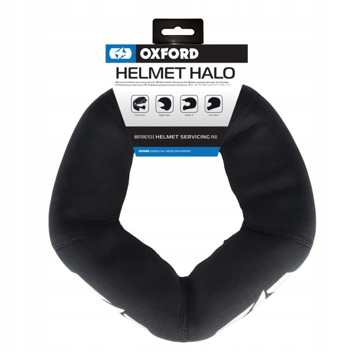 Service Pad Helmet Stand OXFORD HELMET HALO Black Manufacturer's catalog number OX633