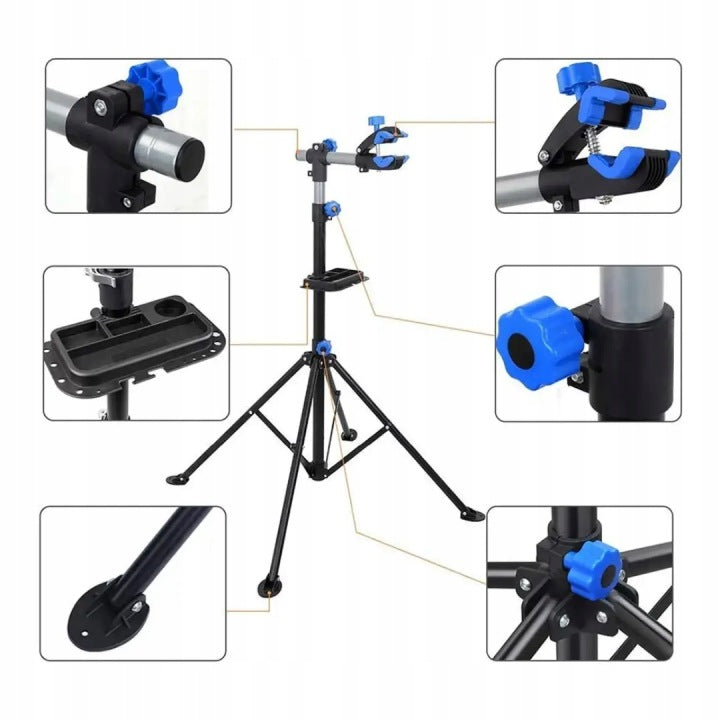 Service Stand for Bicycle Mounting 190cm Holder Bicycle Hanger 30kg Manufacturer code Stojak serwisowy na rower