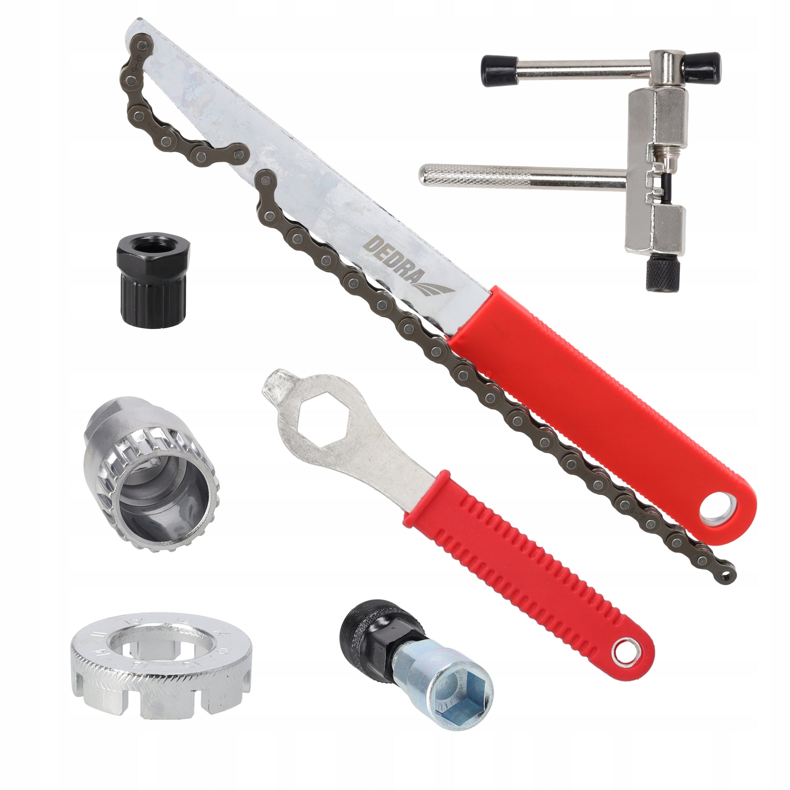 Service and repair kit for bicycle 7 elements DEDRA 06F300