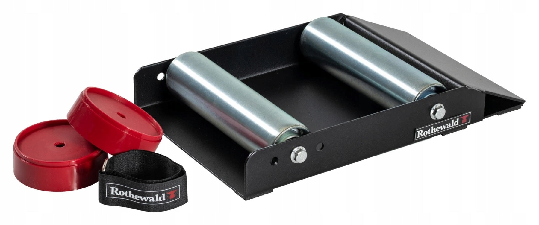 Service rollers ROTHEWALD for rear wheel motorcycle chain and wheel service