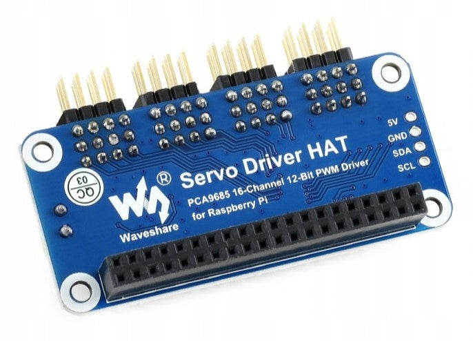 Servo Driver HAT driver 16 servos for Raspberry Pi Manufacturer code WaveShare