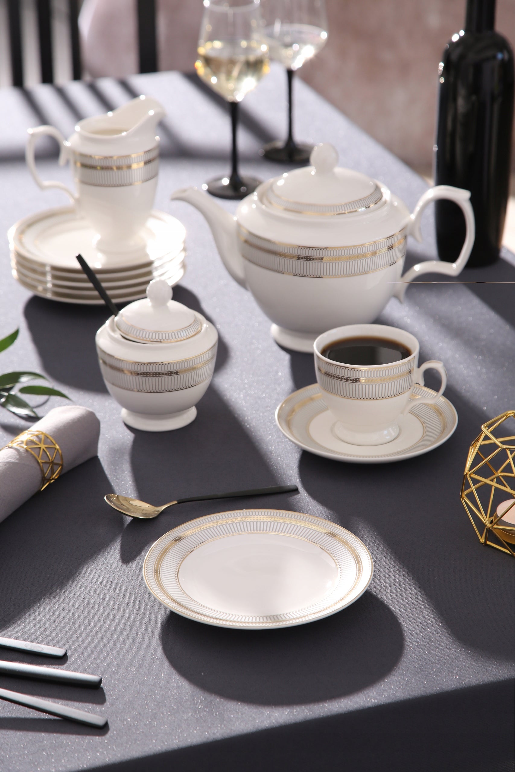 Mariapaula Ecru Classics Astoria Kaffeeset 6/21 