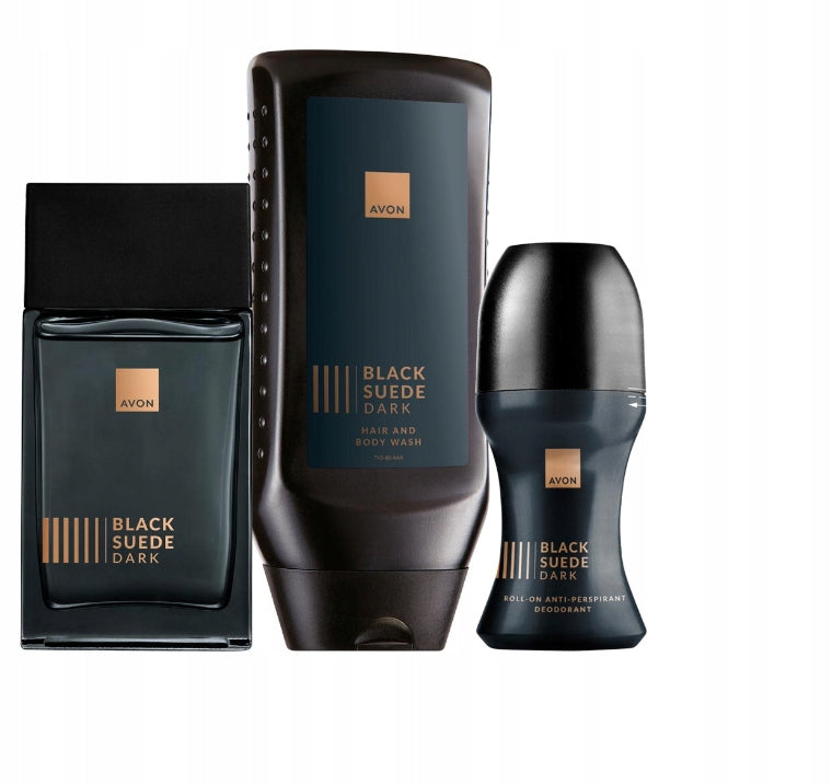 Set AVON Black Suede Dark [Perfume Gel Roll-on]