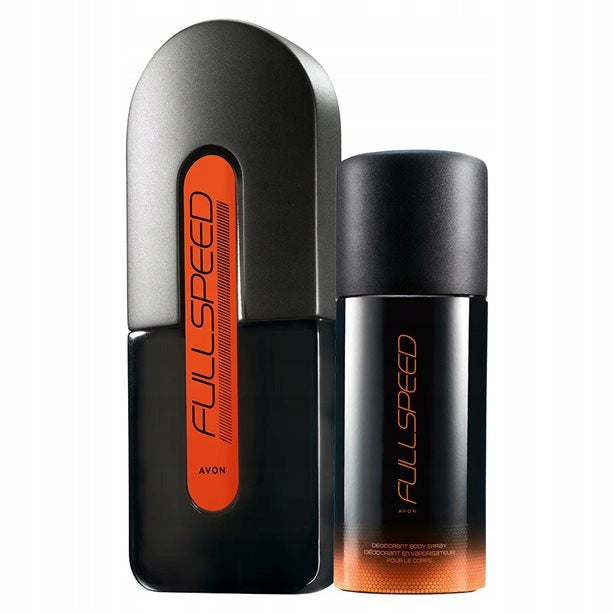 Set AVON Full Speed [Perfumes 100ml new packaging + Deodorant] Brand Avon