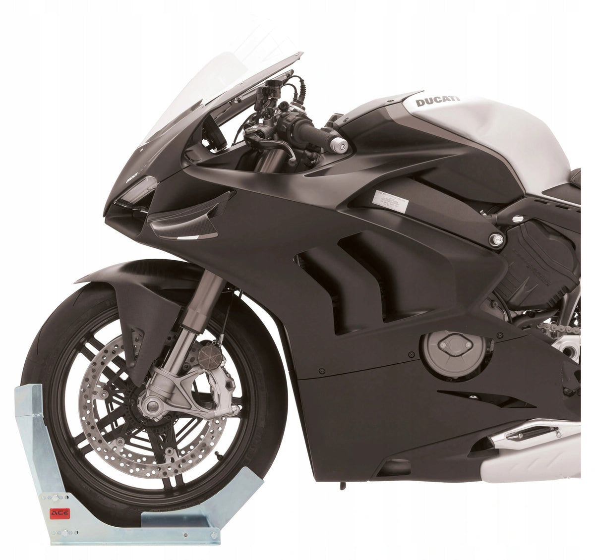 Set Acebikes for transporting motorcycle stand solid protection moto Customs tariff code 84254200
