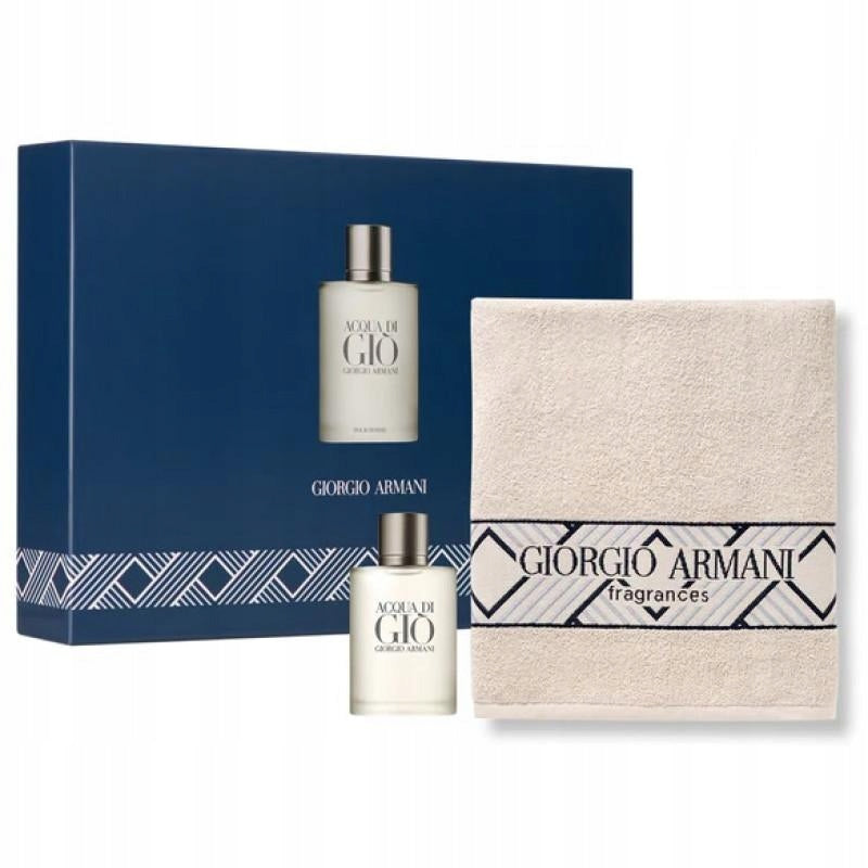 Set Armani Acqua Di Gio Pour Homme EDT and Towel