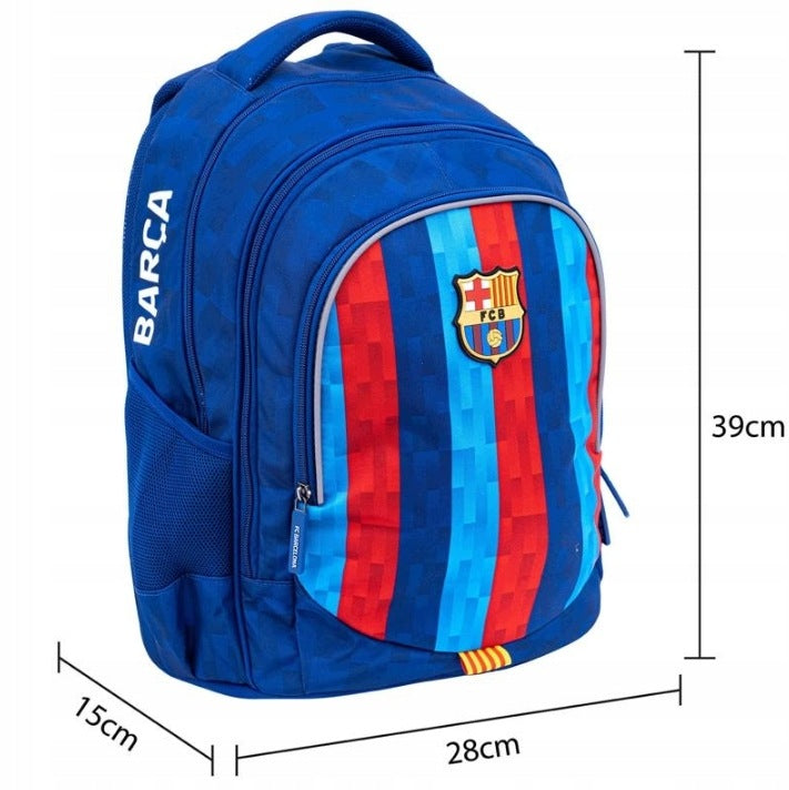 Set Backpack Pencil Case Bag with Equipment Bag FC BARCELONA Football 20L Manufacturer code 5901137321448