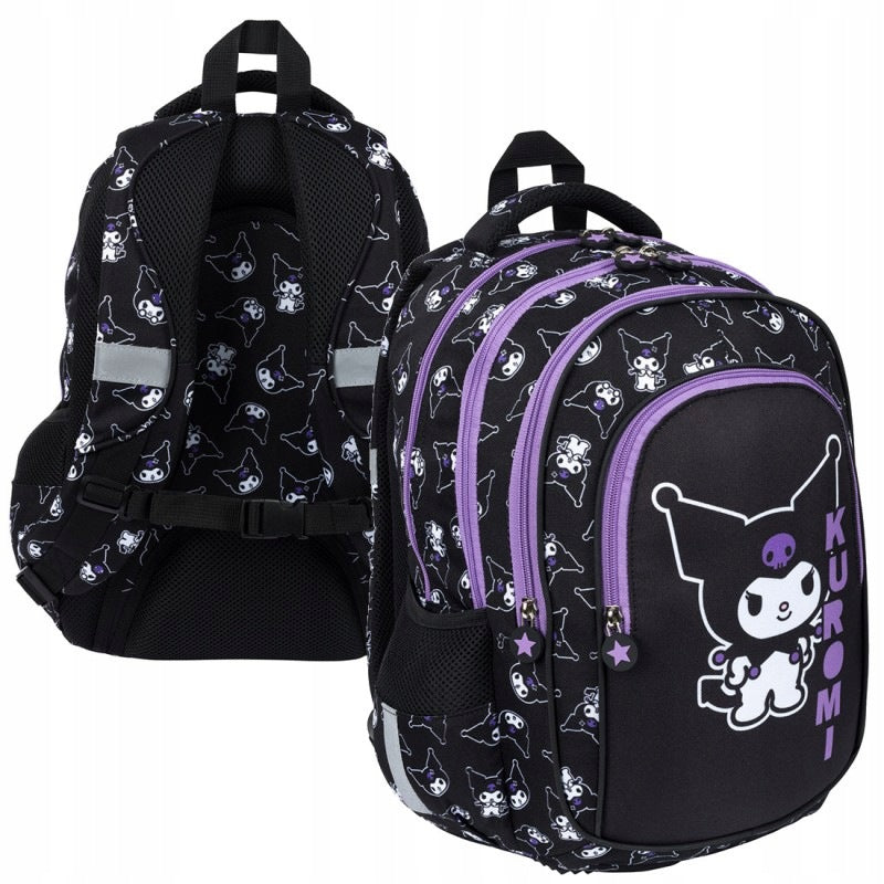 Set Backpack school satchel 4-chamber Kuromi Black Manufacturer code 5903878955531