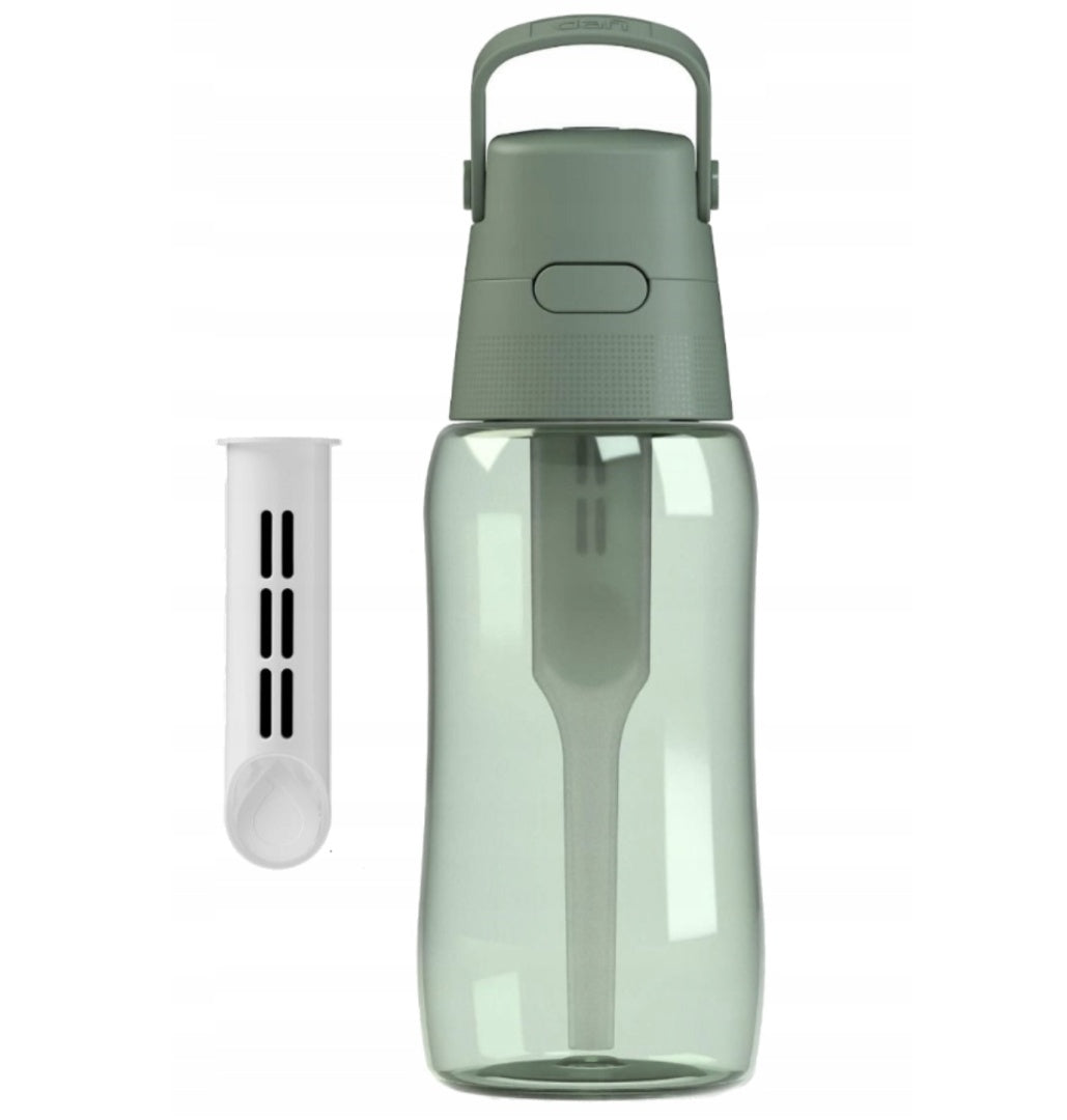 Set Bottle Dafi Solid 0,5L sage + 2 brushes for washing bottles Packaging status original