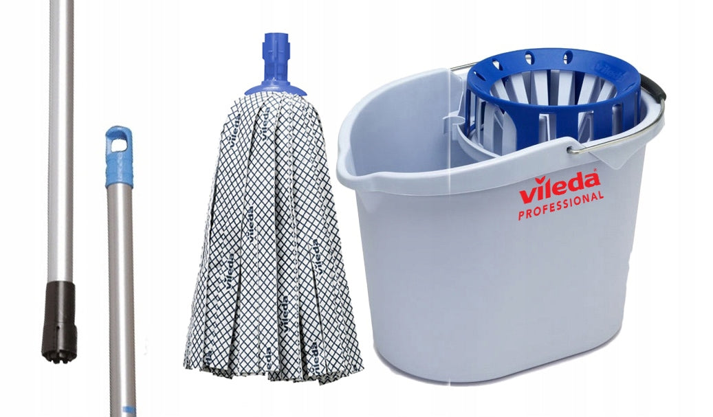 Set Bucket Juicer + Mop And Stick Vileda Pro Manufacturer code Zestaw Wiadro Wyciskarka + Mop I Kij Vileda