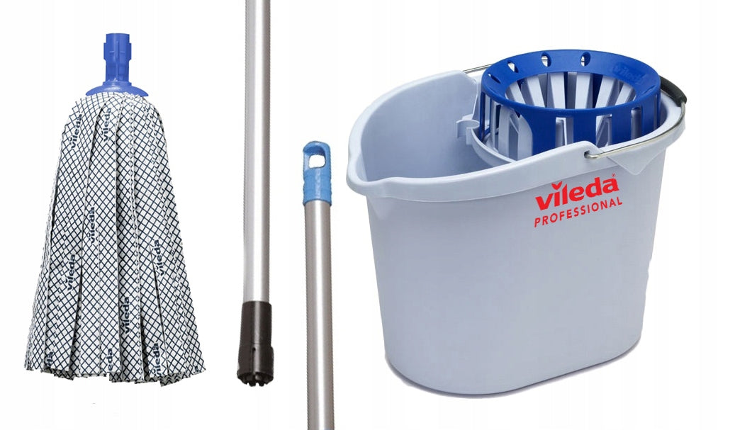 Set Bucket Juicer + Mop And Stick Vileda Pro