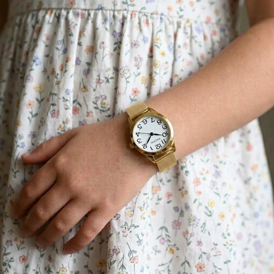 Set COMMUNION watch for communion gift gold + Bag and box Brand Pacific