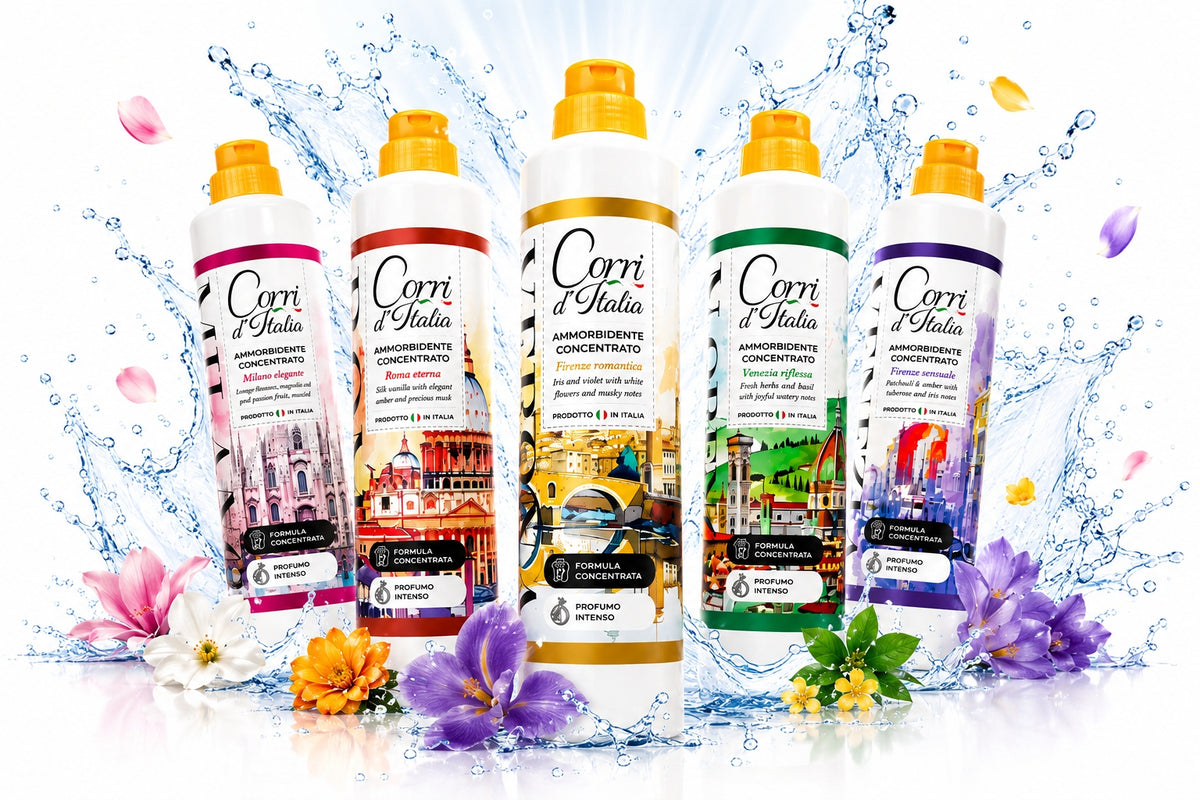 Set CORRI D'ITALIA Italian Rinse Concentrates 5x750ml New formula