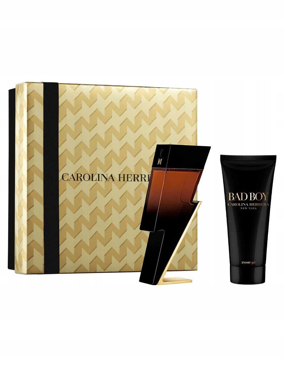 Set Carolina Herrera Bad Boy Elixir 100 ml + 100 ml gel